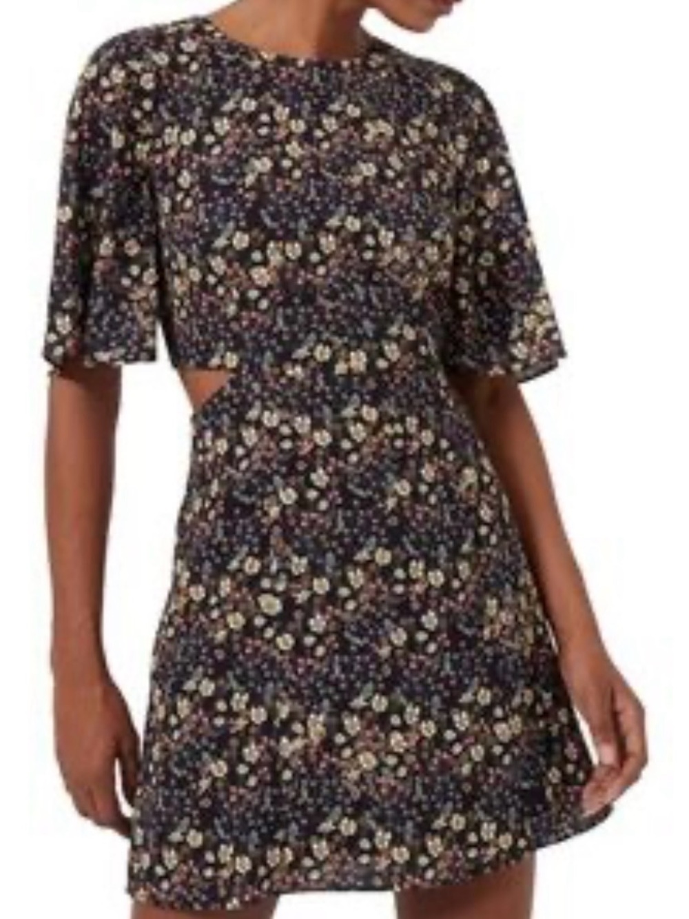 French Connection Hallie Verona Cut Out Mini Dress  
Size US 10